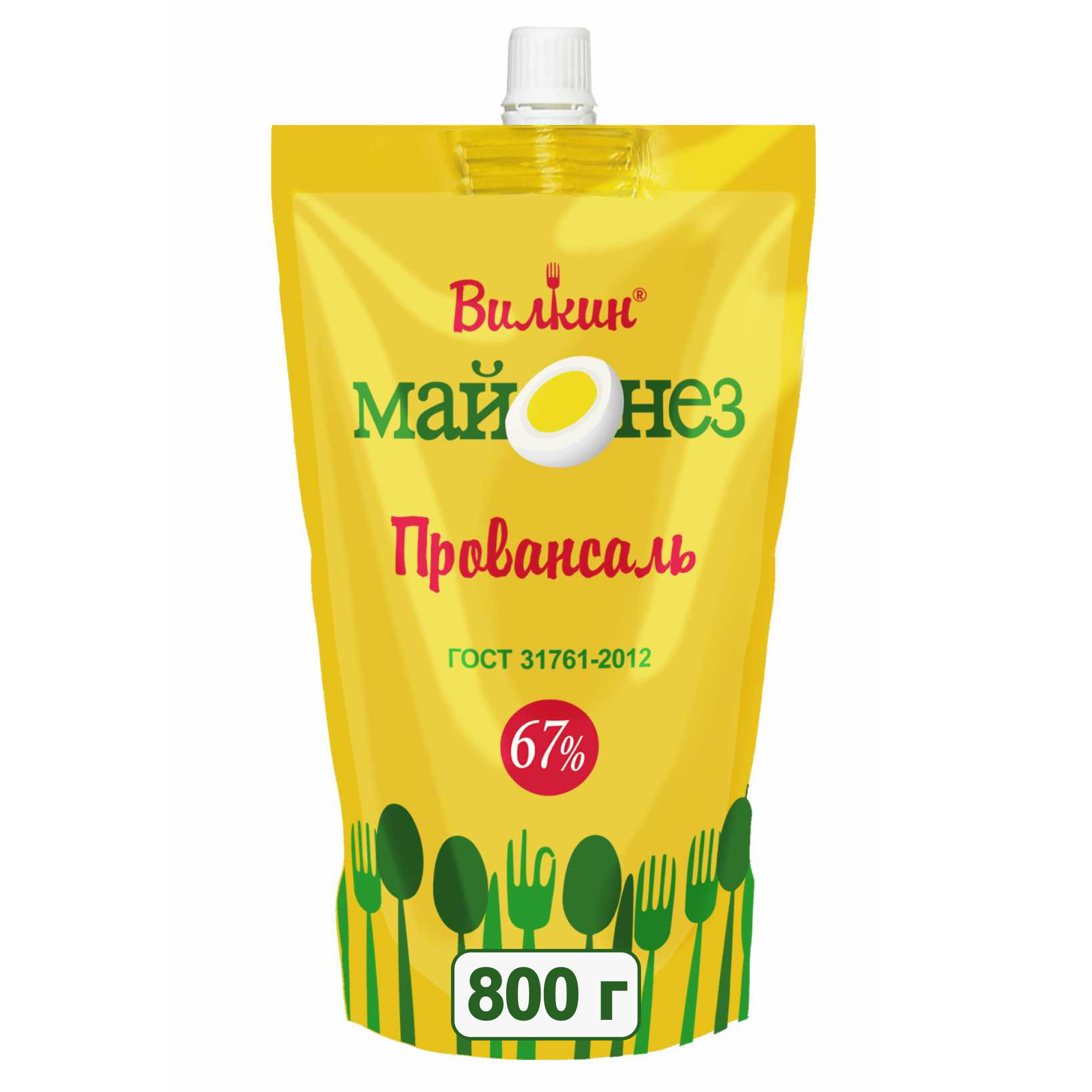 Майонез Вилкин Настоящий Провансаль 67%, 800 г