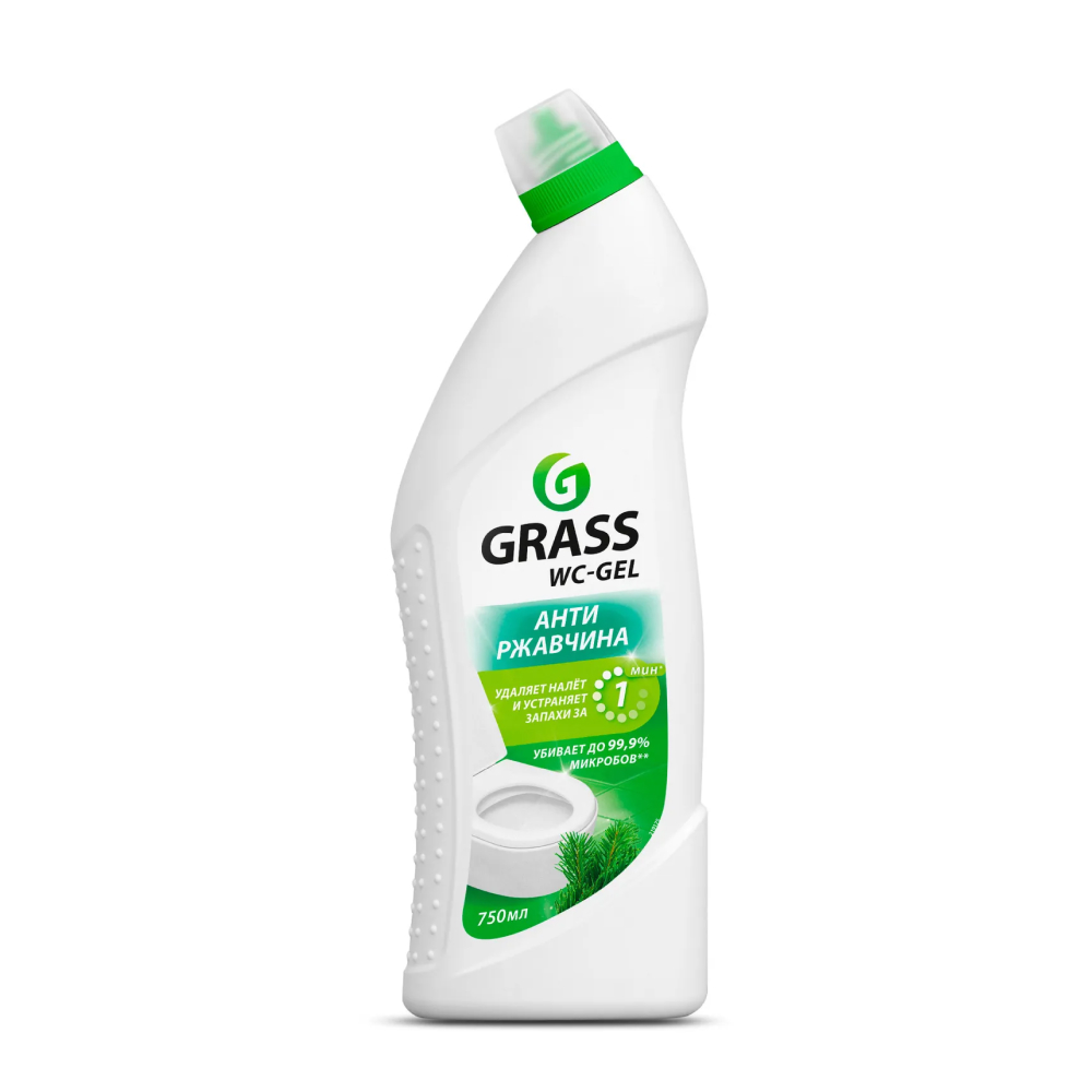 Средство чистящее Grass Wc gel для унитаза Антиржавчина, 750 мл