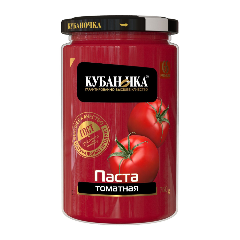 Томатная паста Кубаночка, 750 г