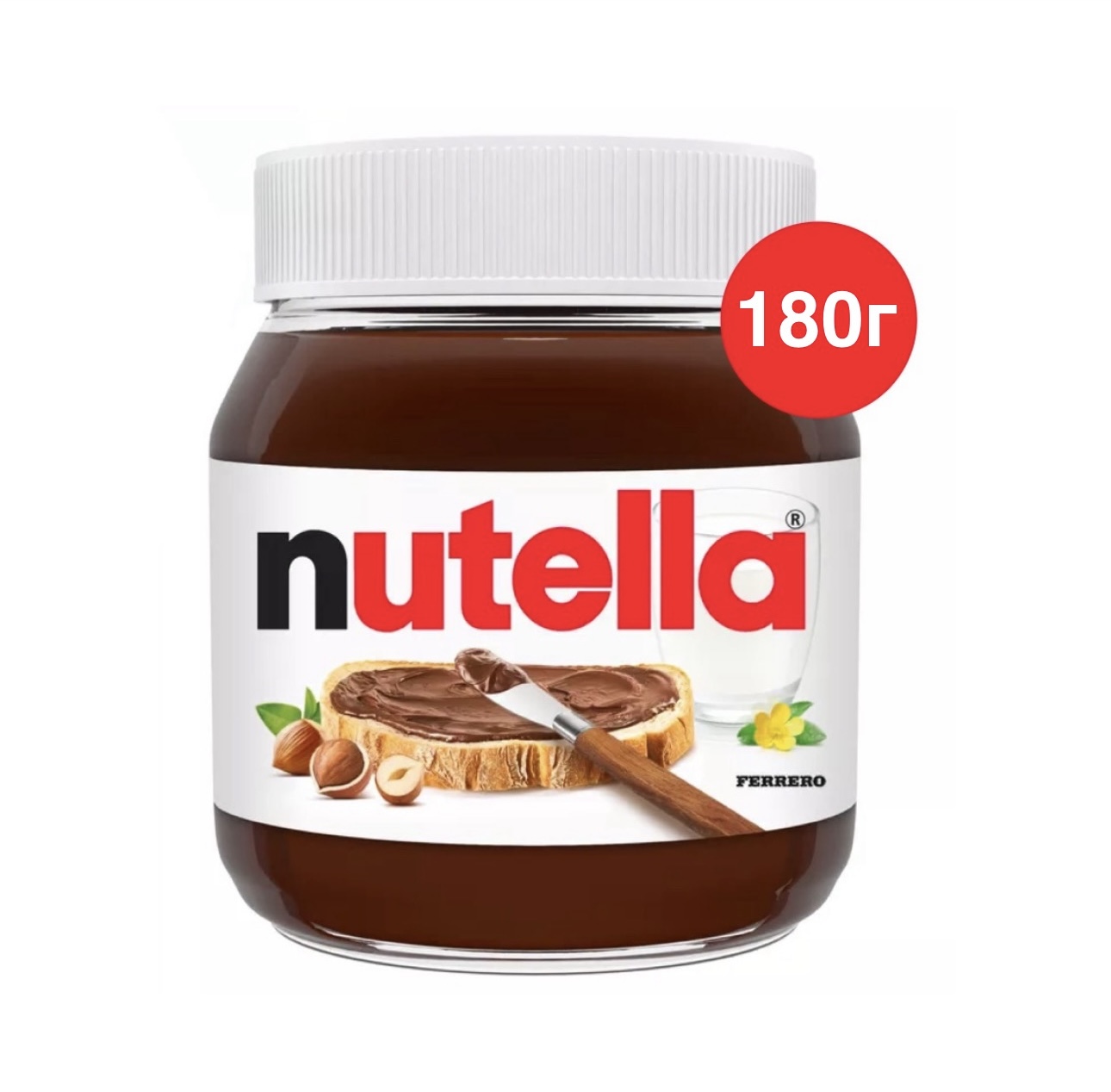 Паста Nutella с добавлением какао ореховая 180г // [6]