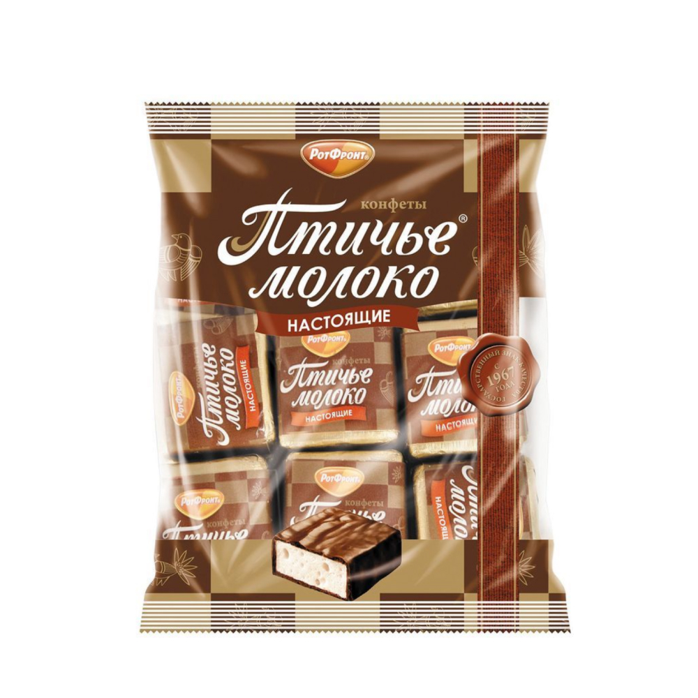 Конфеты Рот Фронт Птичье молоко настоящее, 225 г