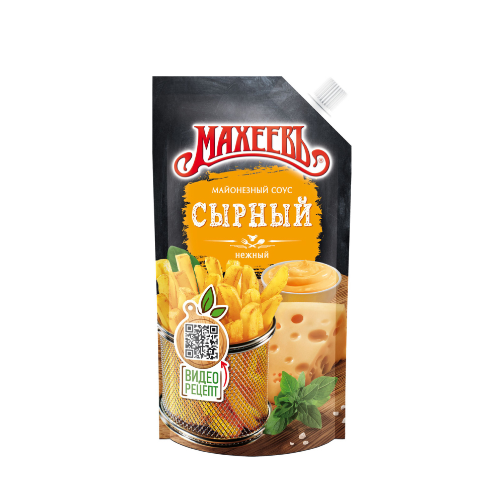 Майонезый соус Махеевъ сырный 50,5%, 200 г
