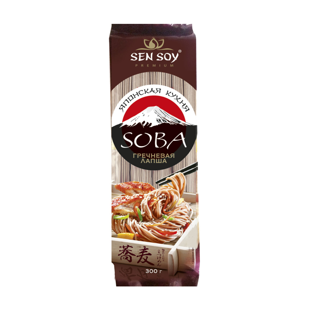 Лапша гречневая Sen Soy Soba 300 г. // [5]
