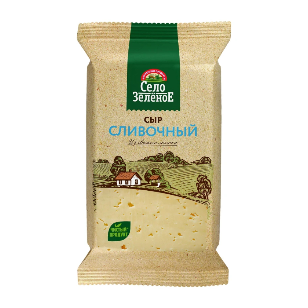 Сыр Село Зелёное Сливочный 50%, 200 г