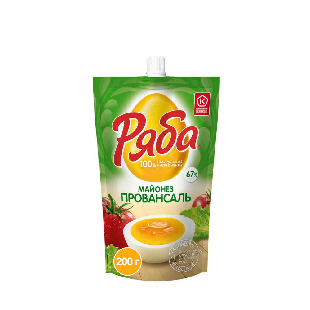 Майонез Ряба Провансаль, 200 мл