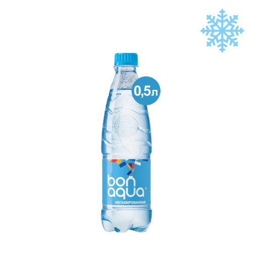 Вода BonAqua негазированная, 0,5 л