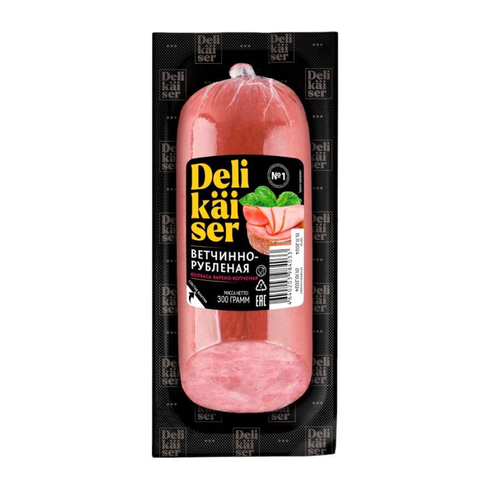 Колбаса Delikaiser Ветчинно-рубленая п/к, 400 г