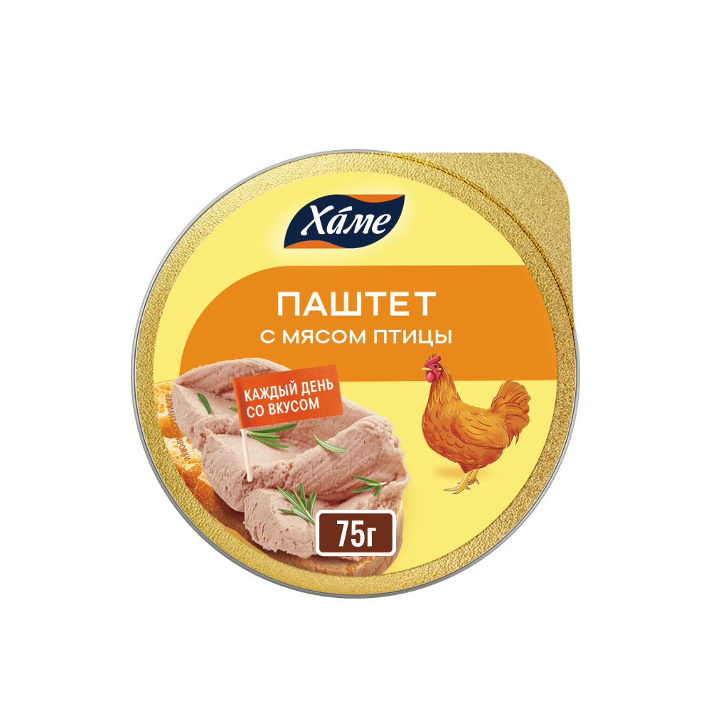 Паштет Hame с мясом птицы, 75 г