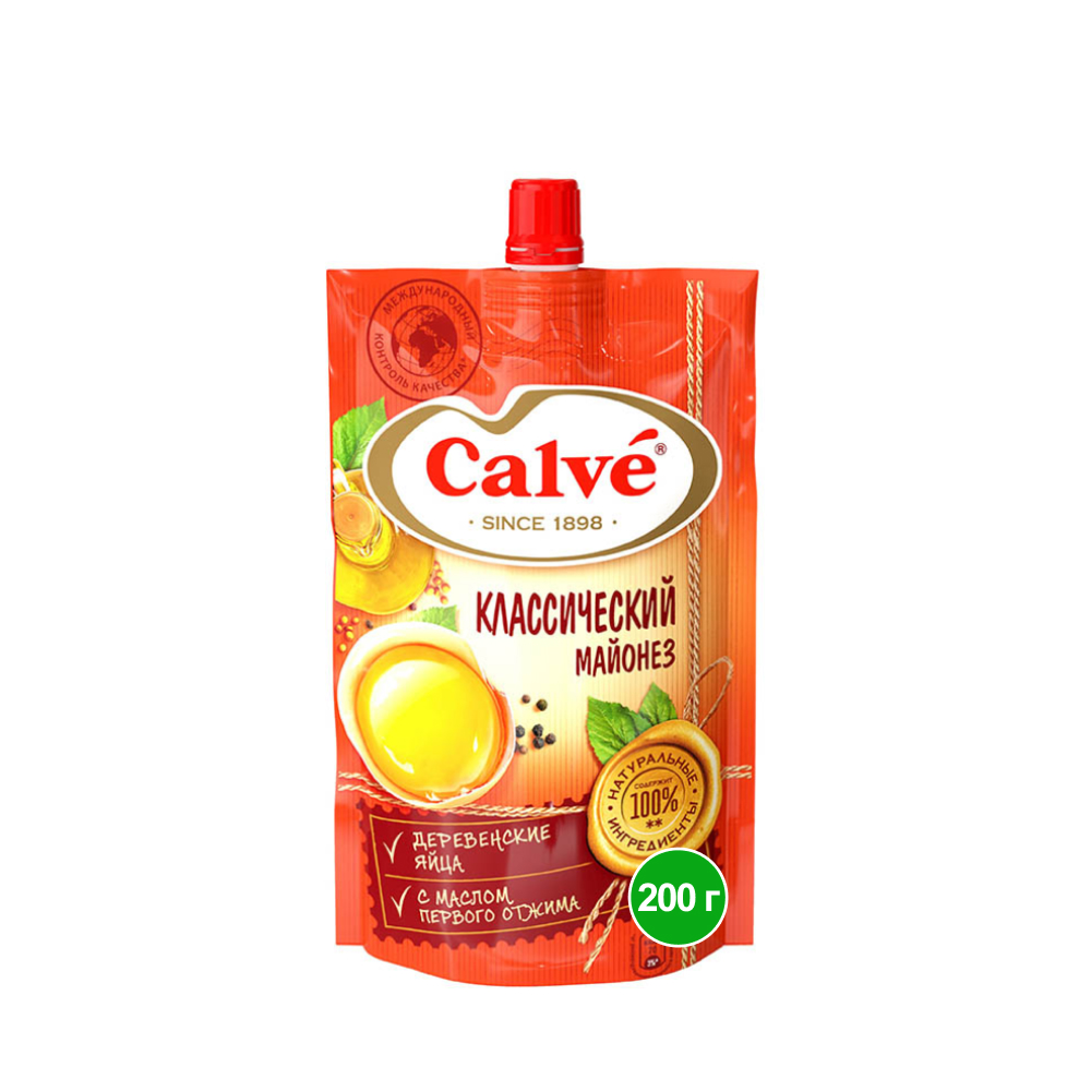 Майонез Calve Классический 50%, 200 г