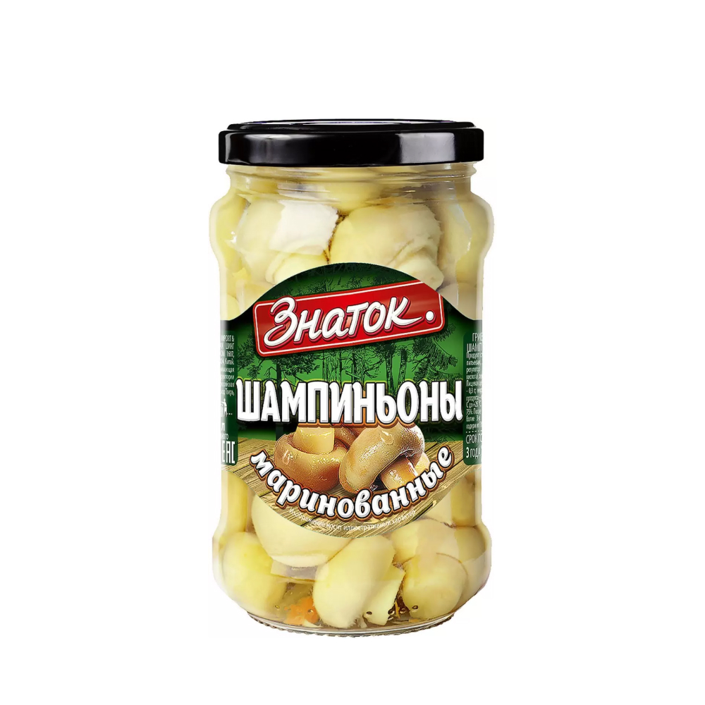 Шампиньоны маринованные Знаток, 280 г // [9]