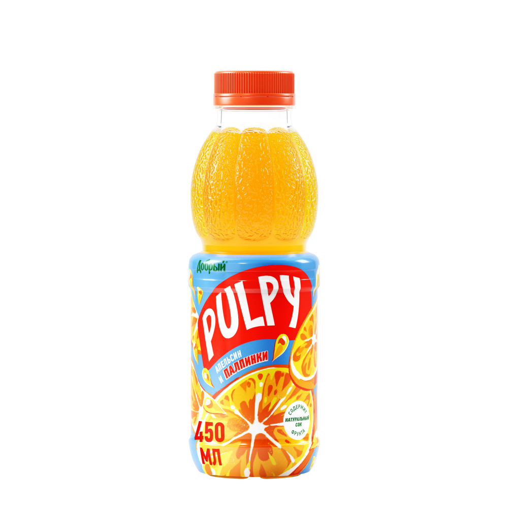 Напиток Добрый Pulpy Апельсин, 0,45 л