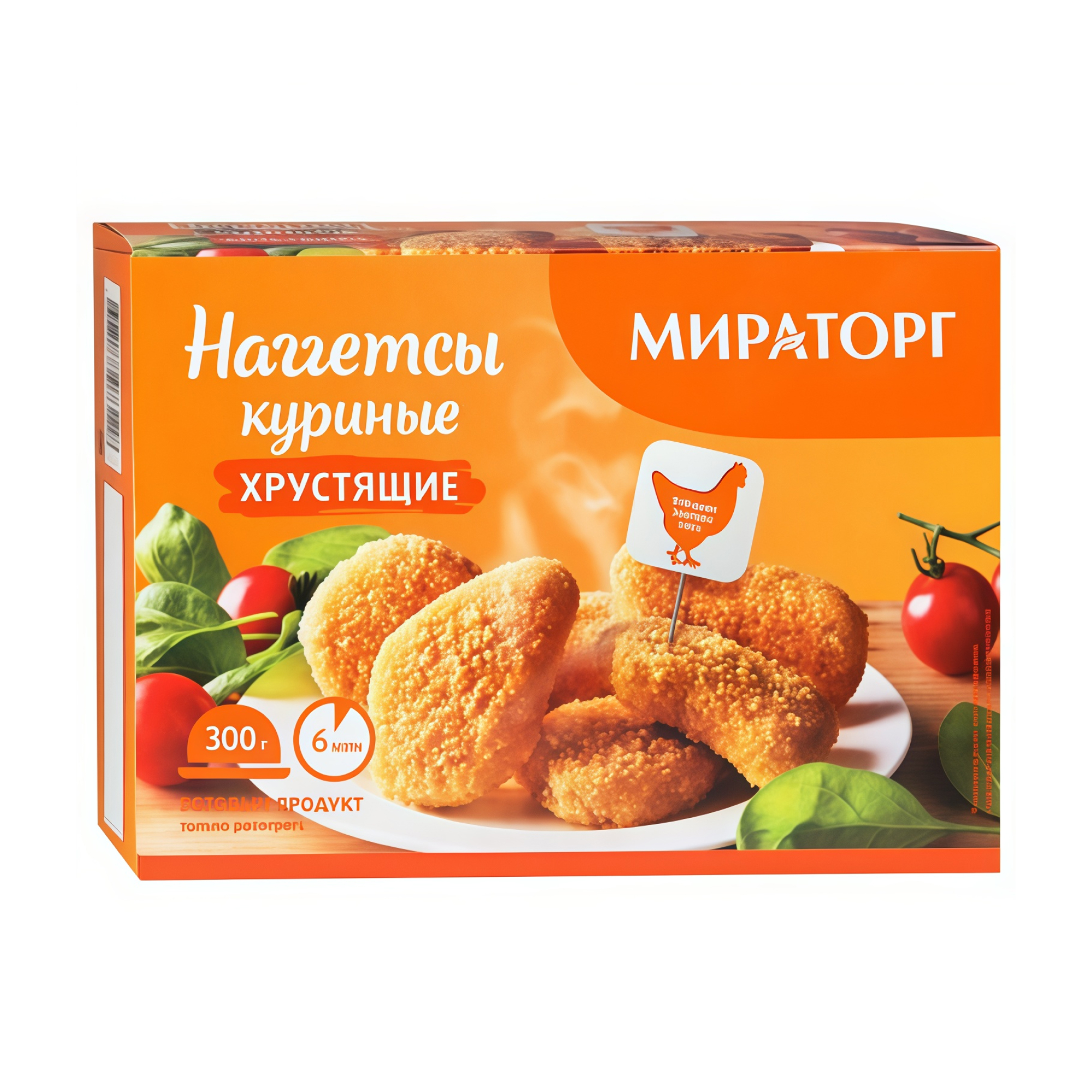 Наггетсы Мираторг куриные, 250 г