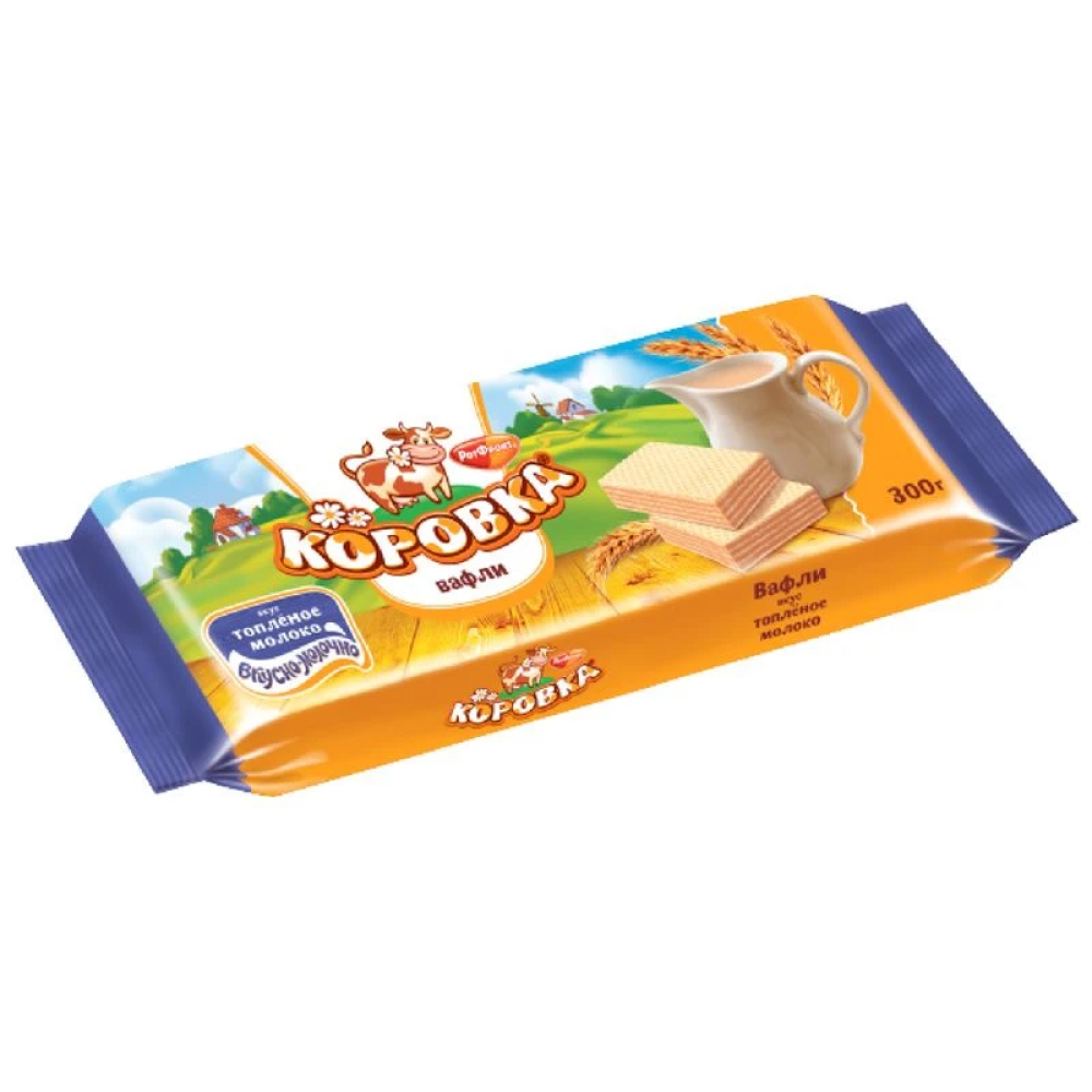 Вафли Коровка топленное молоко, 300 г