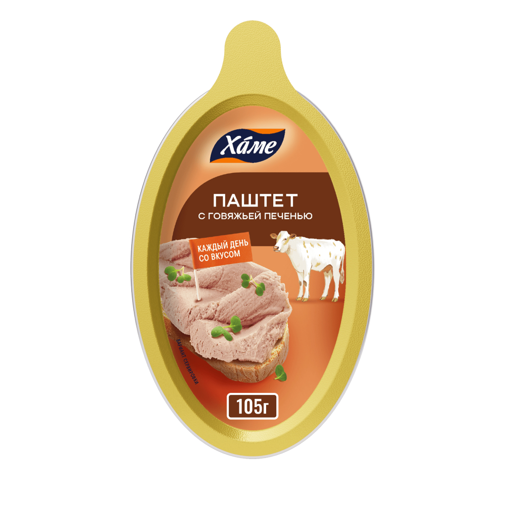 Паштет Hame с говяжьей печенью, 105г // [11]