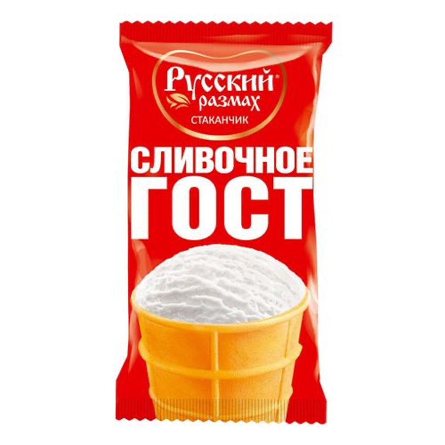 Мороженое Русский размах сливочное гост, 70 г