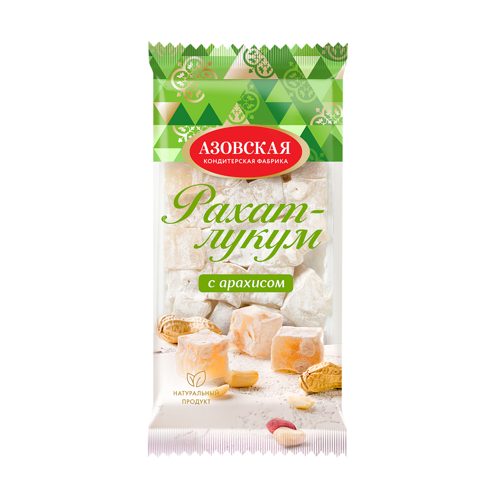 Рахат-лукум Азовская КФ с арахисом, 300 г