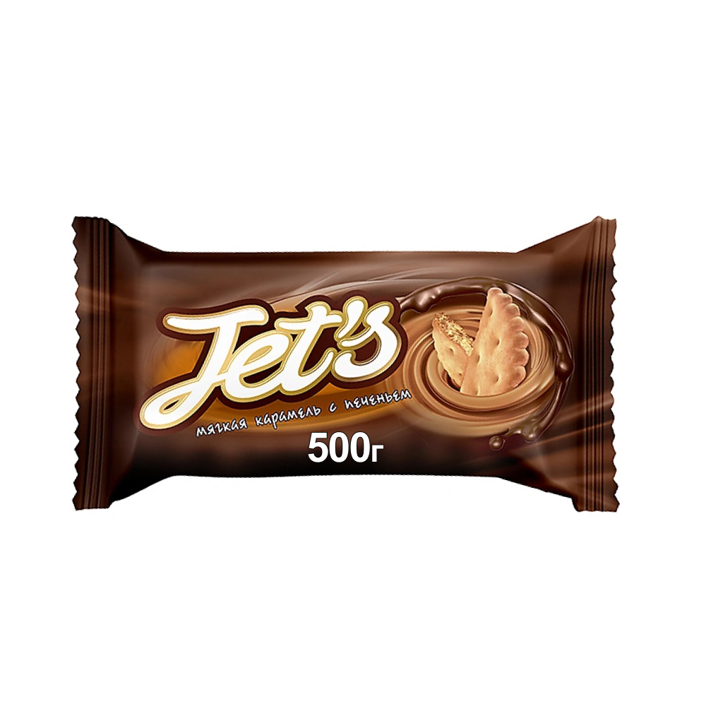 Конфеты Jet's с печеньем, 500 г