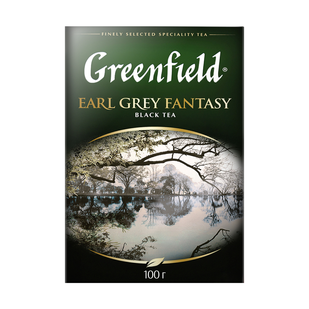 Чай черный Greenfield Earl Grey Fantasy с ароматом бергамота, 100 г