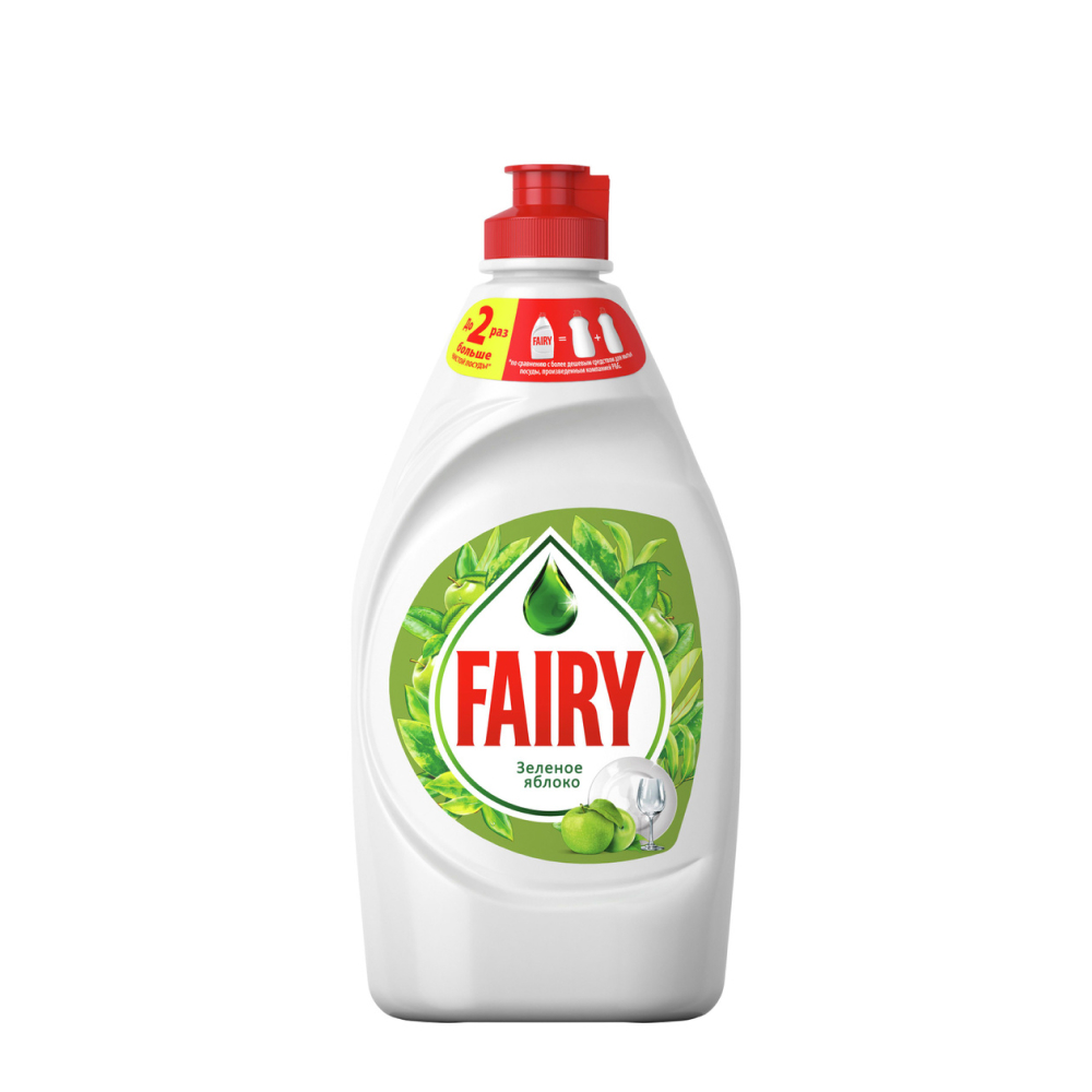 Средство для мытья посуды Fairy Зеленое яблоко, 450 мл