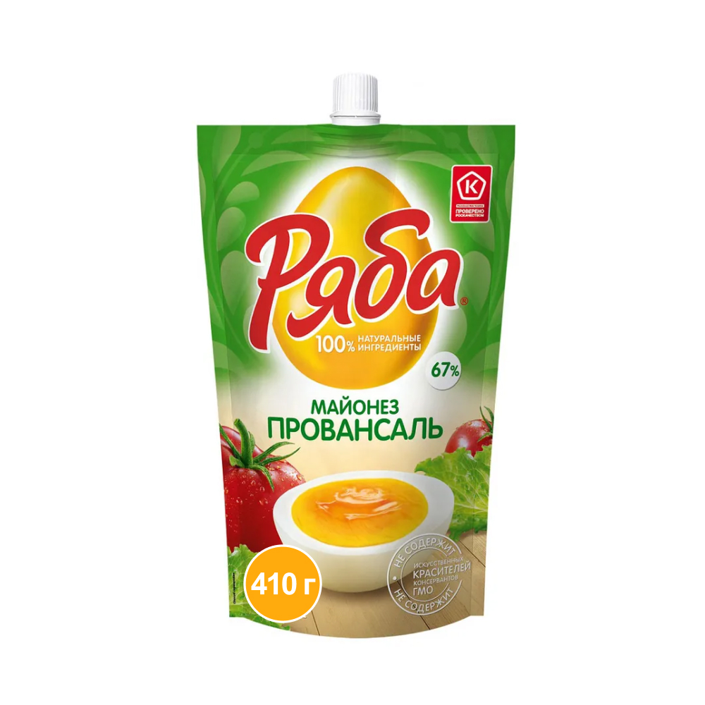 Майонез Ряба Провансаль 67%, 410 г