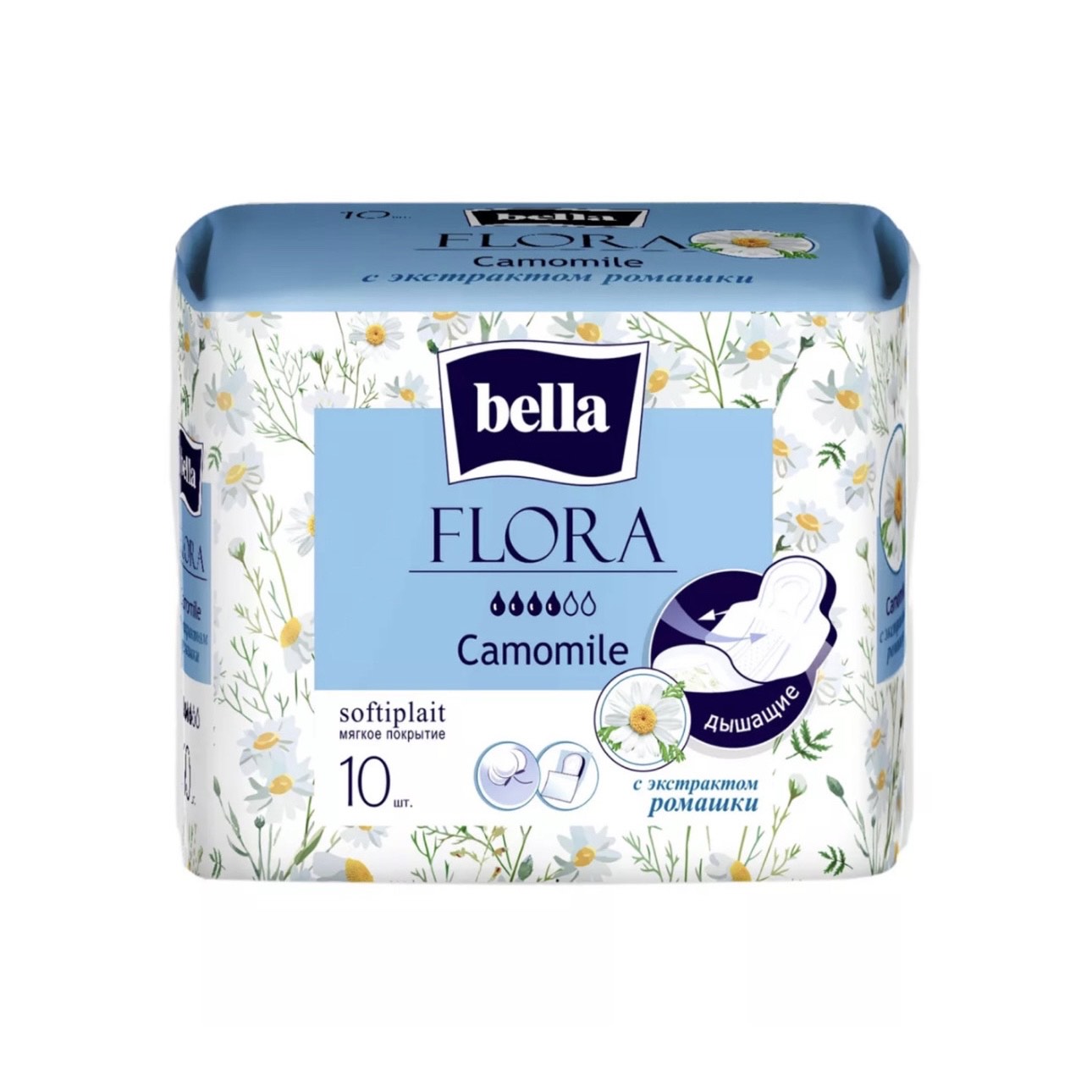 Прокладки Bella Flora Ромашка, 10 шт