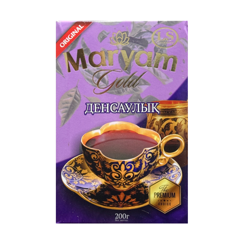 Чай черный Maryam Gold гранулированный и листовой Дарджилинг, 250 г