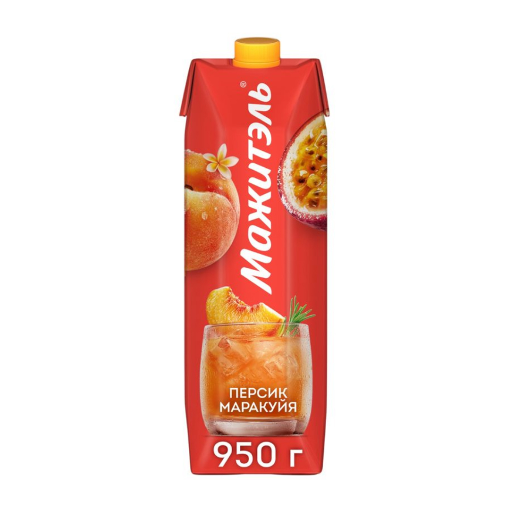 Сывороточный коктейль Мажитэль Персик-Маракуйя 0.05%, 950 г *