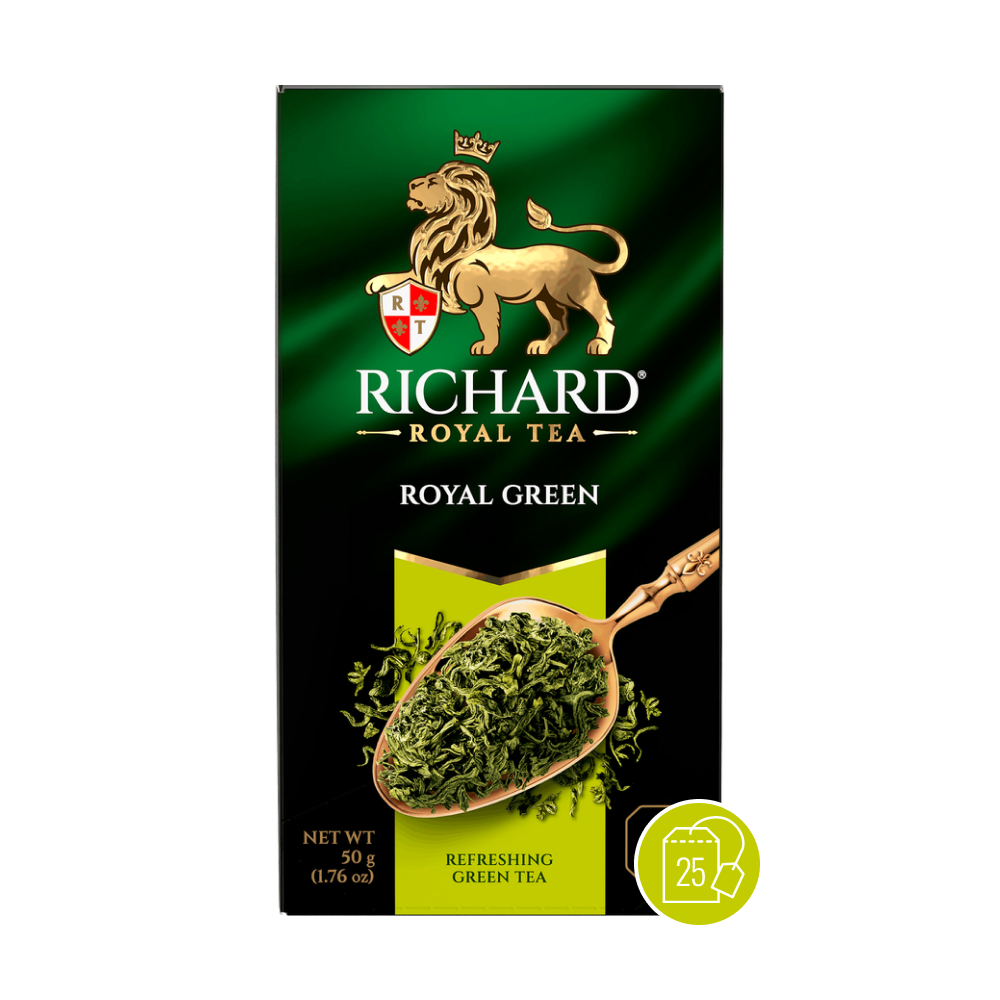 Чай зелёный Richard Royal Green, 25 п. // [12]