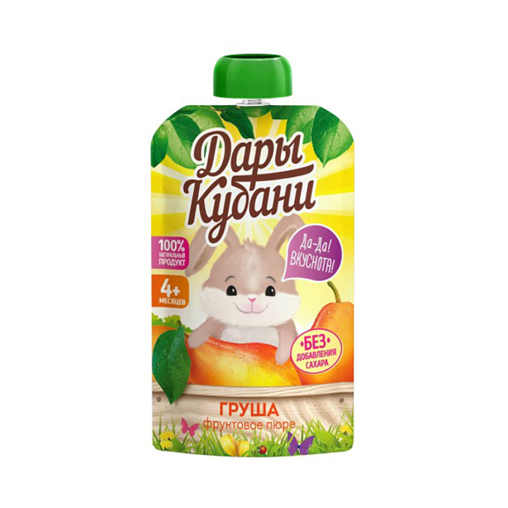 Пюре фруктовое Дары Кубани Груша, 90 г