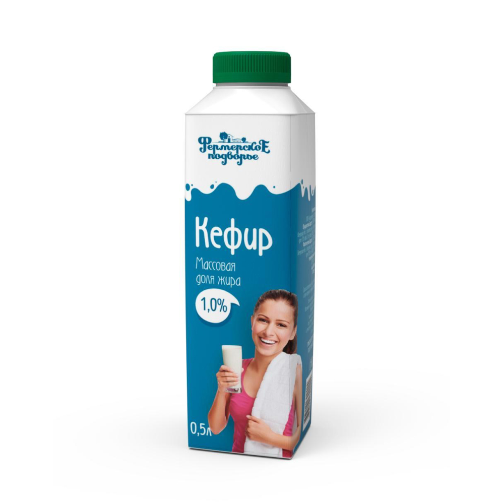 Кефир Фермерское подворье 1%, 500 г