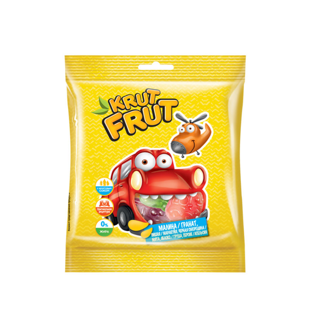 Мармелад жевательный KrutFrut в форме машинок, 30 г // [20]