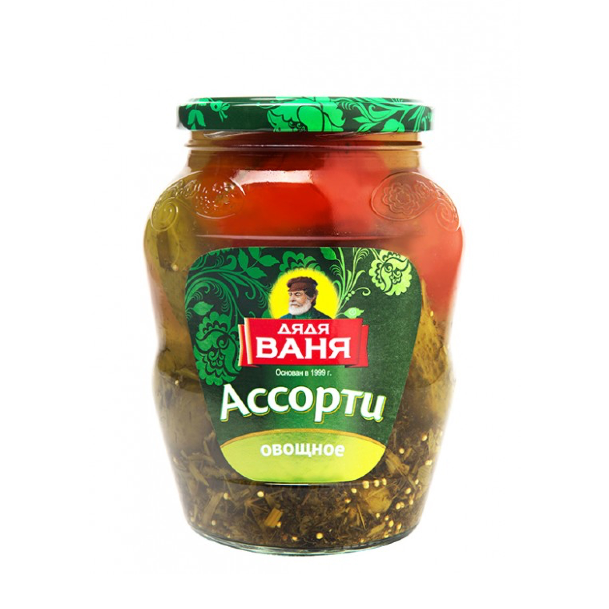 Овощное ассорти (огурцы, томаты) Дядя Ваня, 680 г [10]