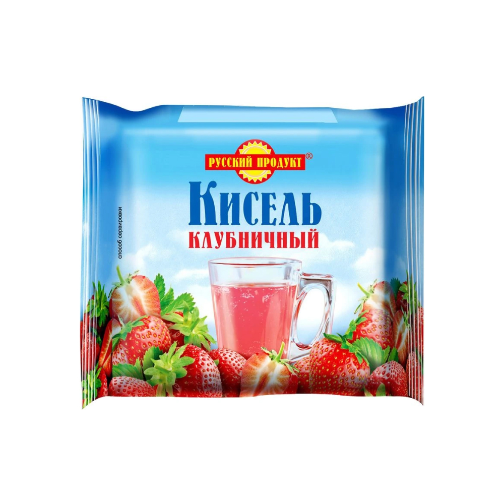 Кисель Клубничный Русский продукт брикет, 190 г