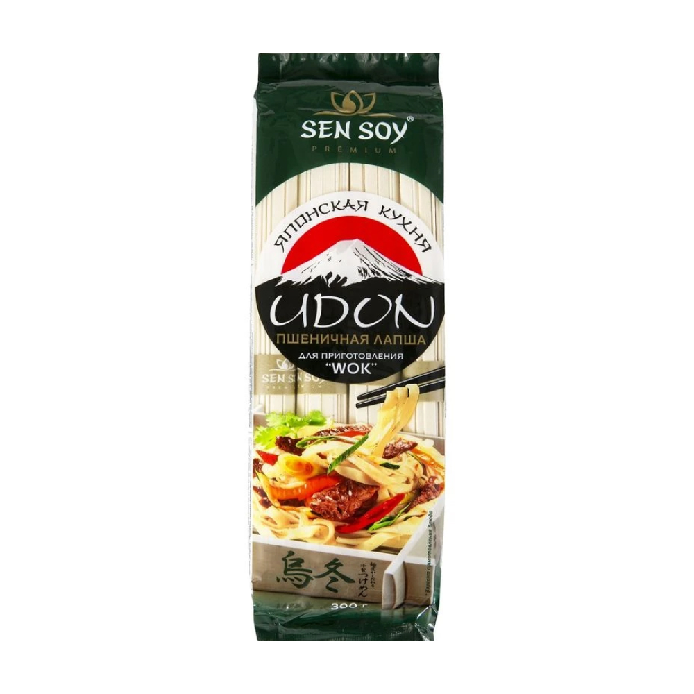 Лапша пшеничная премиум Udon Sen Soy, 300г // [5]