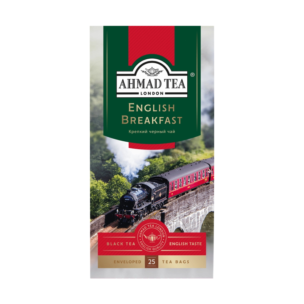 Черный чай крепкий Ahmad Tea English Breakfast , 25 пак
