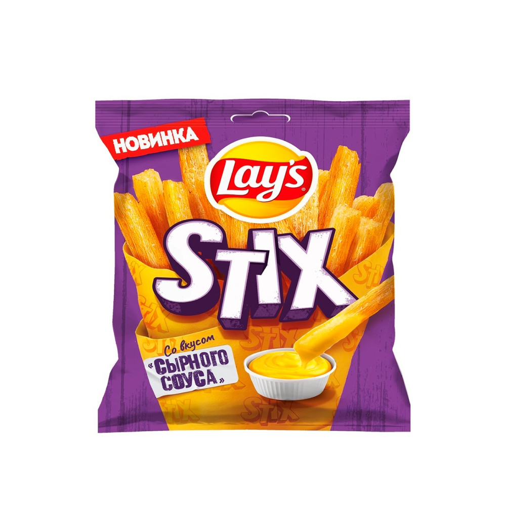 Чипсы Lay's Stix со вкусом сырного соуса, 50 г