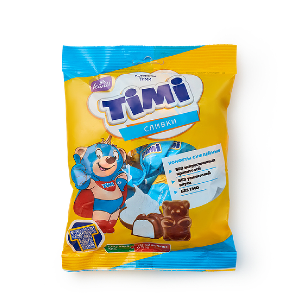 Конфеты Тими со сливками, 155 г