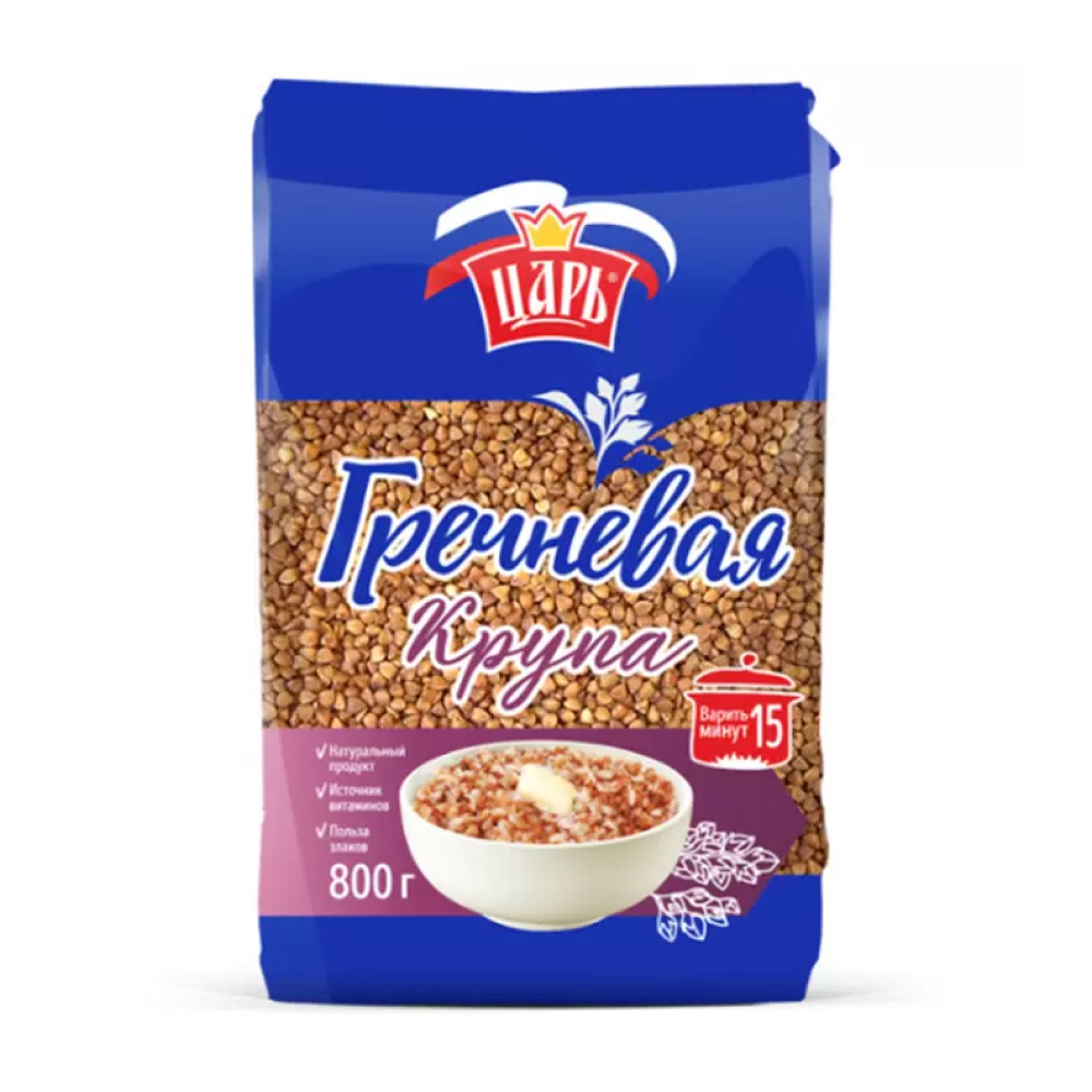 Крупа Гречневая Царь, 800 г