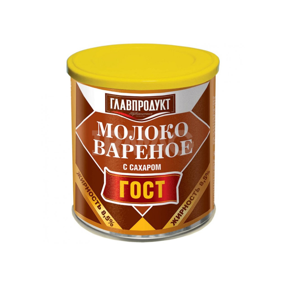 Сгущенка вареная Главпродукт с сахаром 8,5%, 380 г