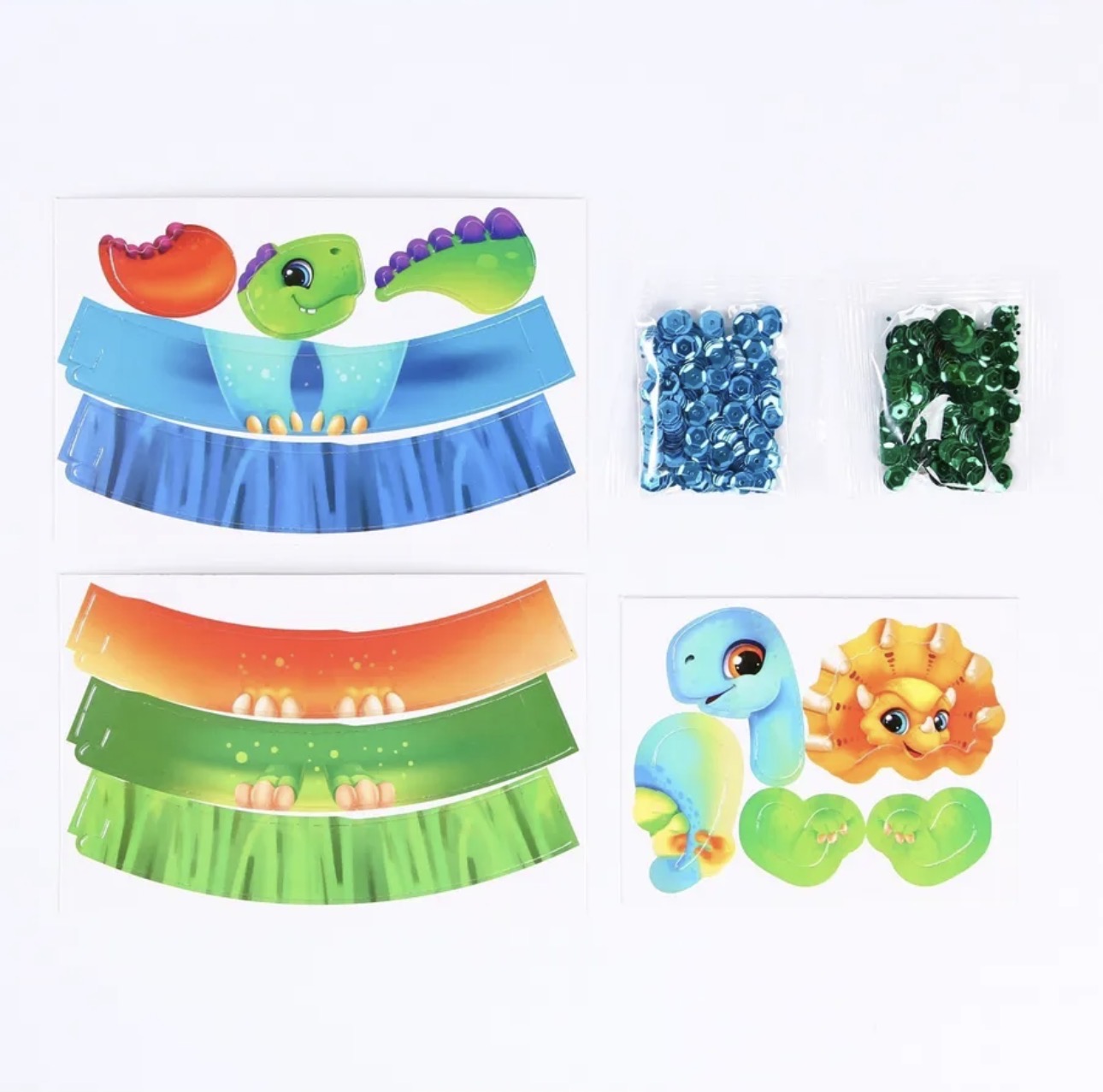 Набор детский для украшения яиц Динозавры