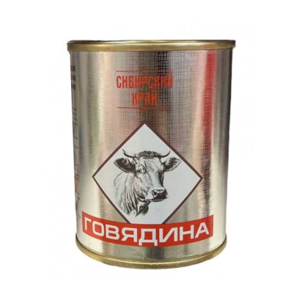 Говядина тушеная Сибирский край, 338 г