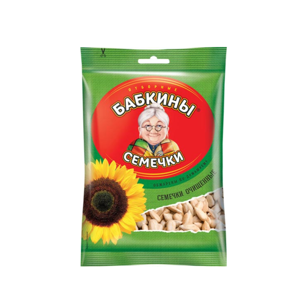 Семечки Бабкины жареные очищенные, 100 г