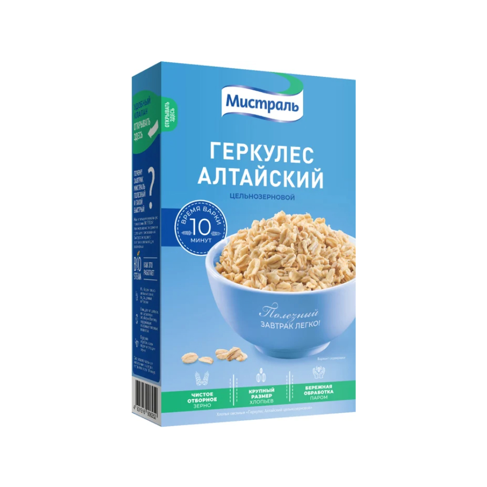 Хлопья Геркулес Алтайский Мистраль, 400 г
