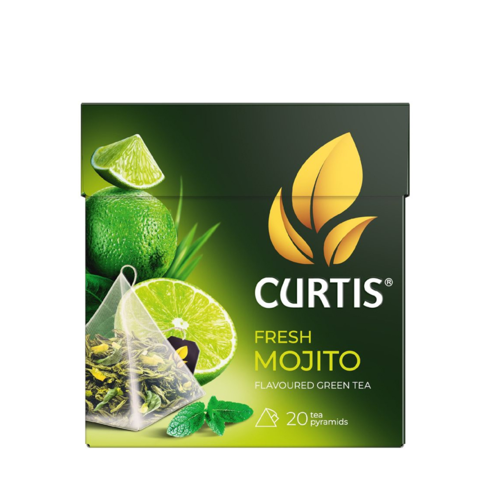 Чай зеленый Curtis Fresh Mojito со вкусом Мохито, 20 п