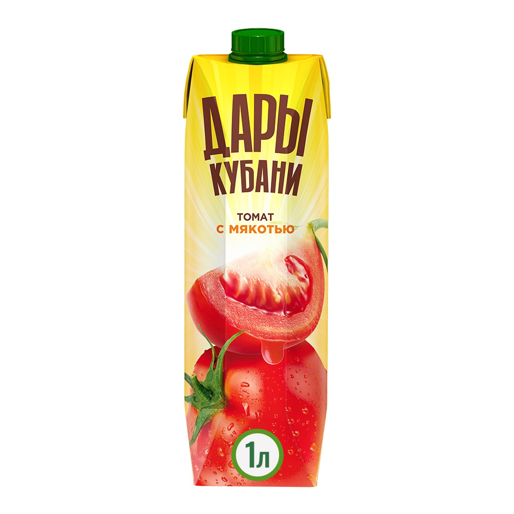 Нектар Дары Кубани Томат с мякотью, 0,95 л
