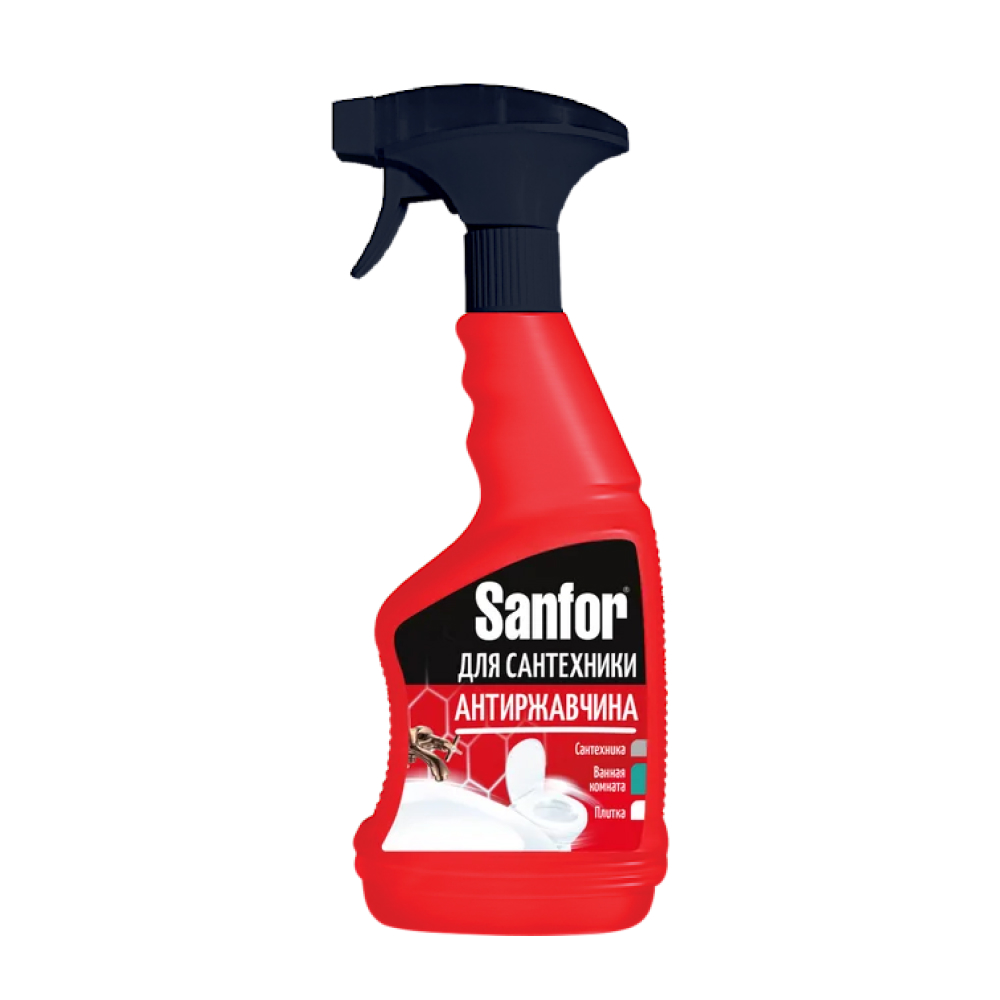 Средство чистящее Sanfor для сантехники Антиржавчина, 500 мл