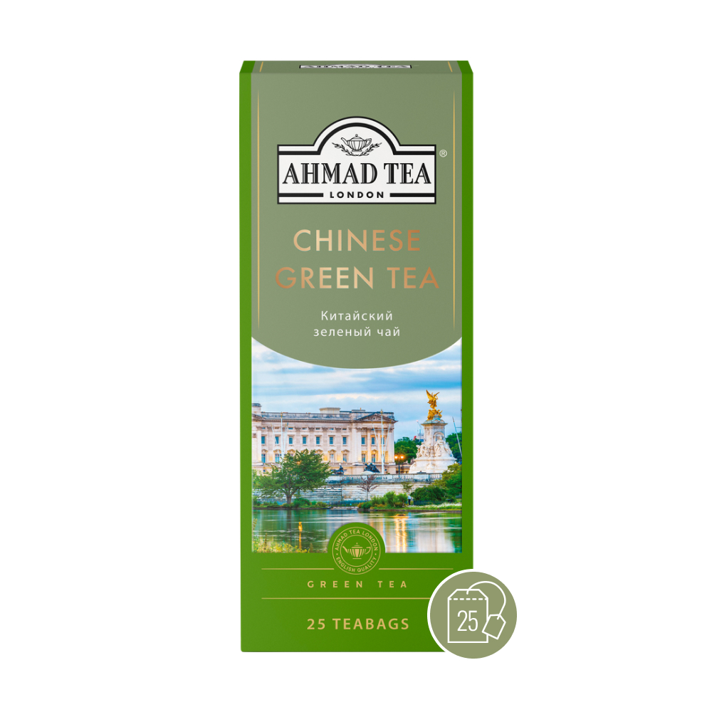 Чай зеленый Ahmad Tea Китайский, 25 пак.