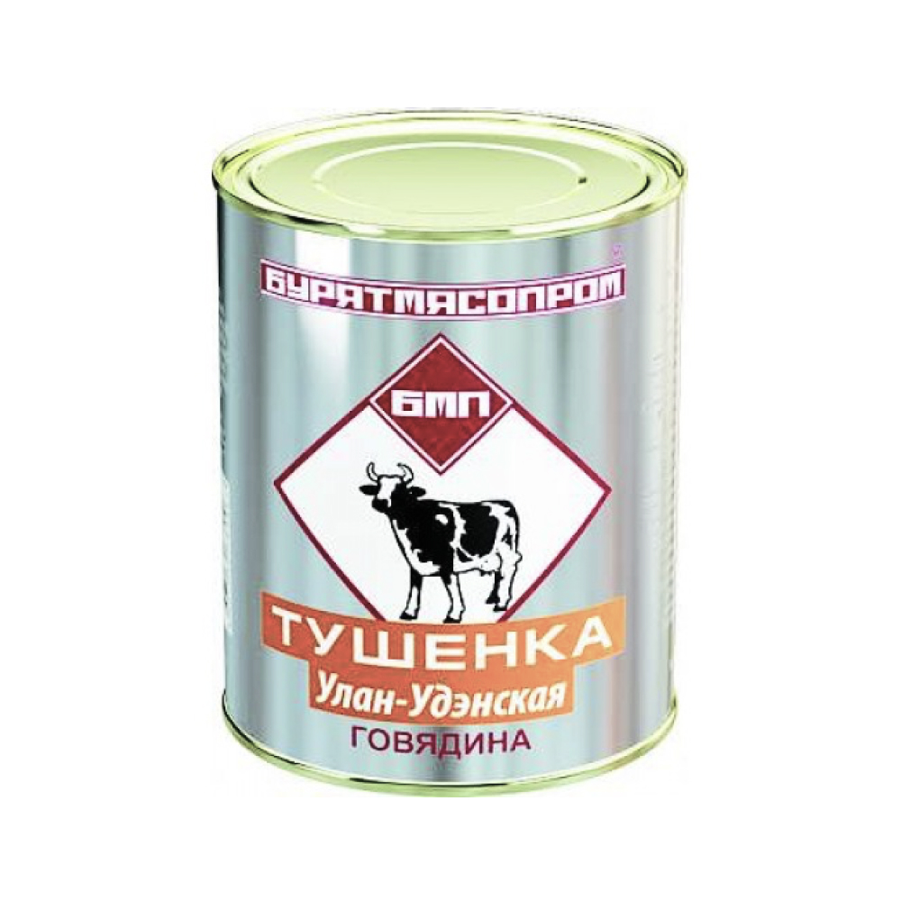 Тушенка Улан-Удэнская из говядины БМП, 340 г