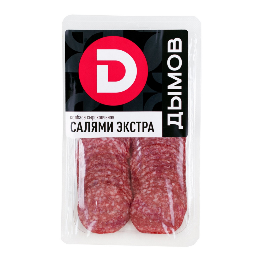 Колбаса сырокопченая Дымов Салями Экстра нарезка, 90 г