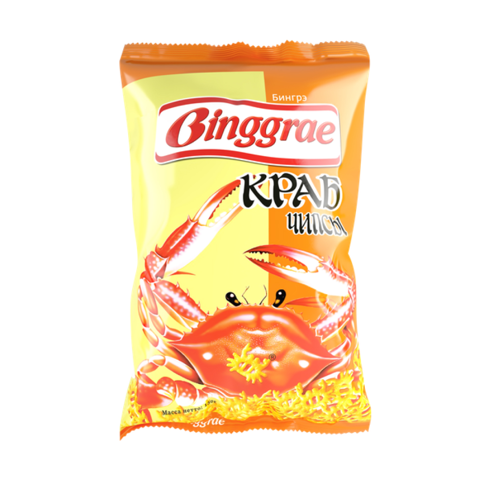 Чипсы Binggrae краб, 130 г